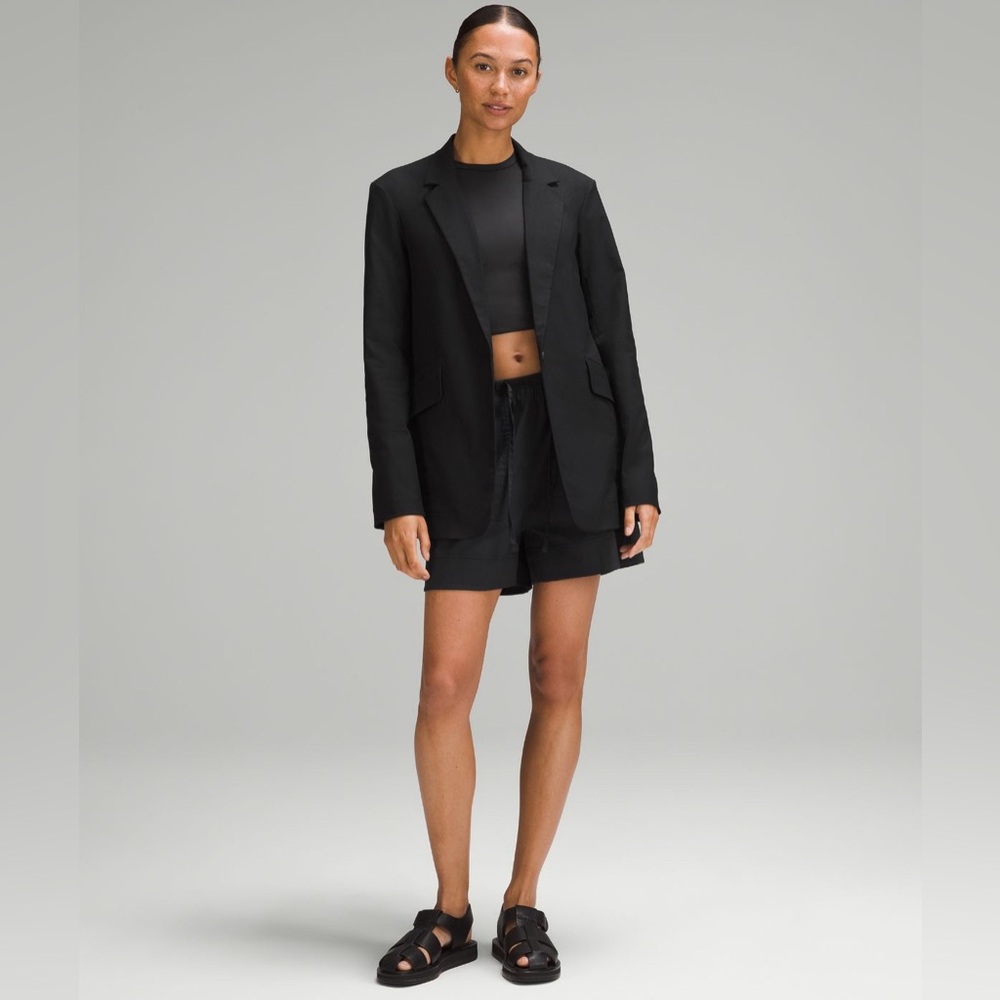 Lululemon Relaxed Fit Twill Blazer
